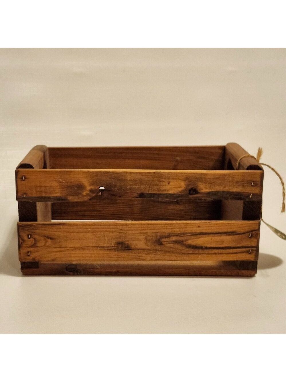 VINTAGE CANADIANA CLASSICS WOODEN CD STORAGE Crate BNWT PINE